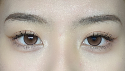 2Dadoll Peachy Brown Contact Lenses(1 pair/6 months)