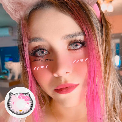 Hello Kitty Pink Contacts