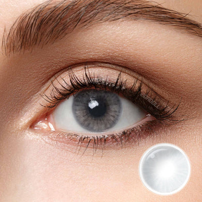 2Dadoll Cloudy Grey Contact Lenses(1 pair/6 months)