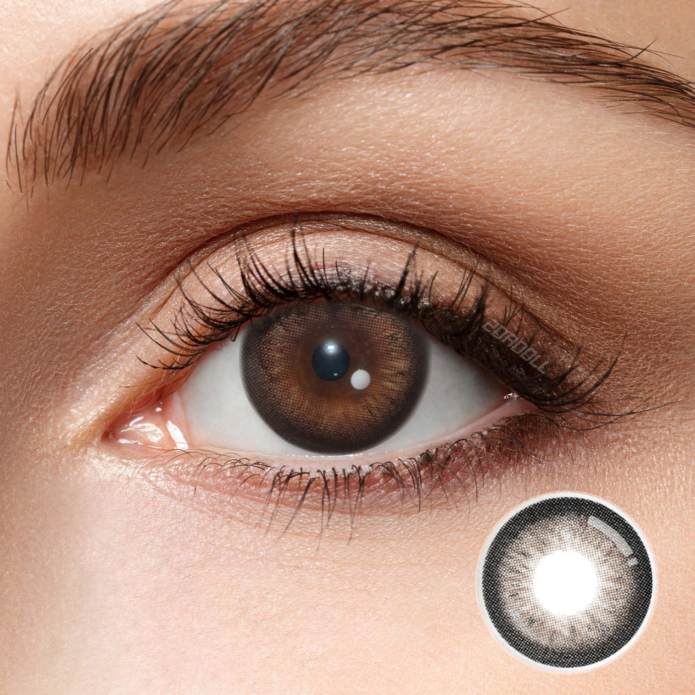 2Dadoll Lily Brown Colored Contact Lenses(1 pair)