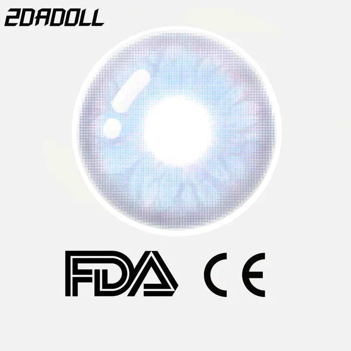 2Dadoll Diamond Blue Colored Contact Lenses(1 pair)