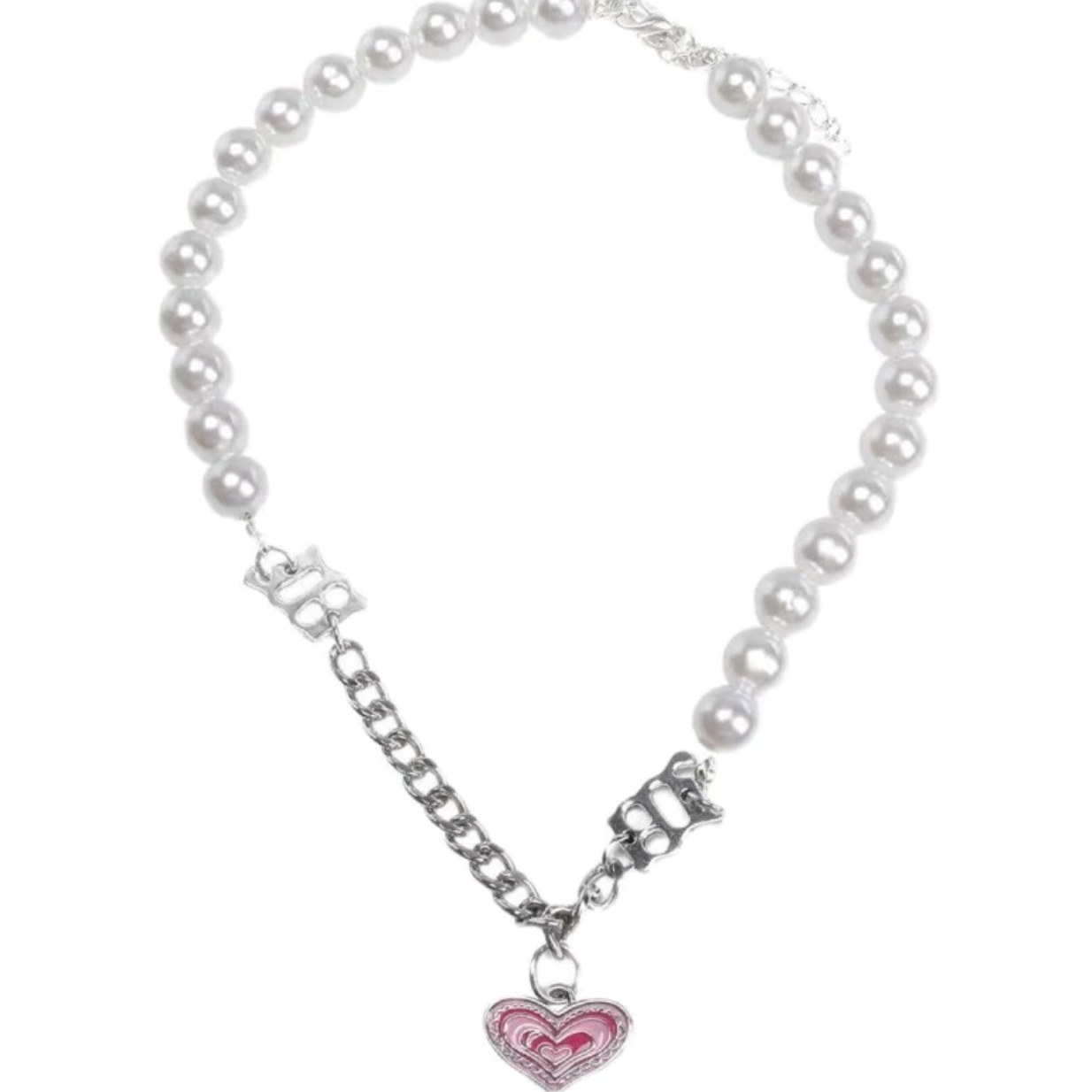 2DADOLL PEARL HEART Necklace