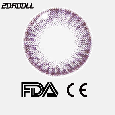 2Dadoll Lightning Violet Colored Contact Lenses(1 pair)