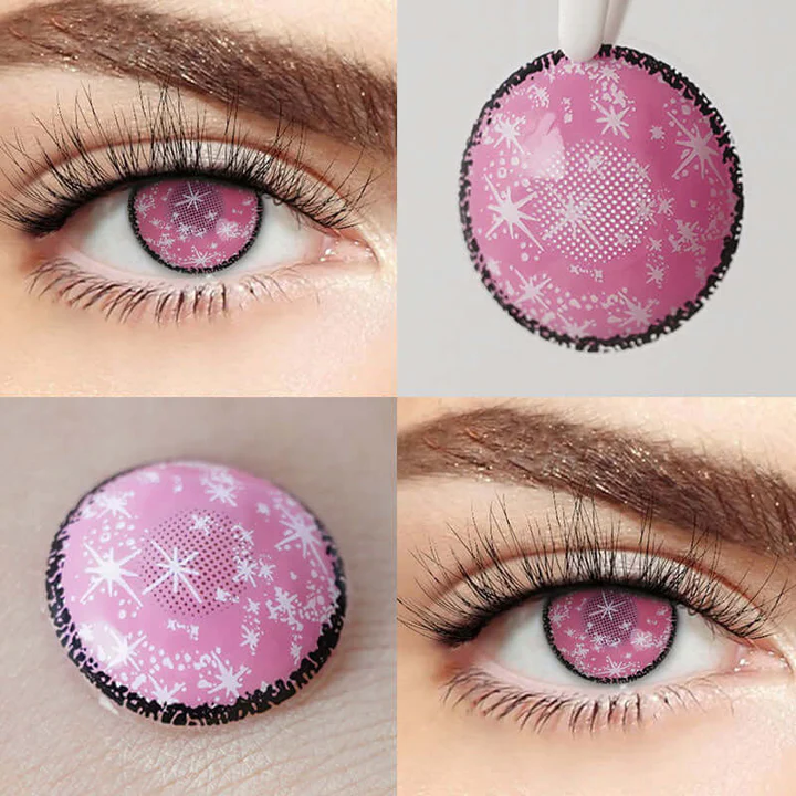 2Dadoll Galaxy Pink Contact Lenses(1 pair/6 months)