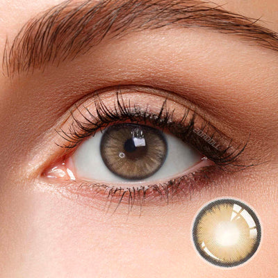2Dadoll Dark Elf Brown Colored Contact Lenses(1 pair)