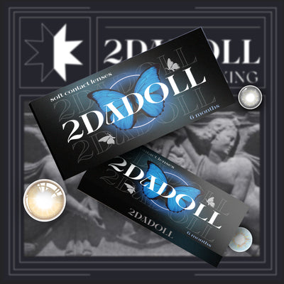 2Dadoll World Gray Contact Lenses(1 pair/6 months)