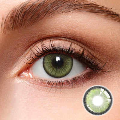 2Dadoll Dark Elf Green Colored Contact Lenses(1 pair)