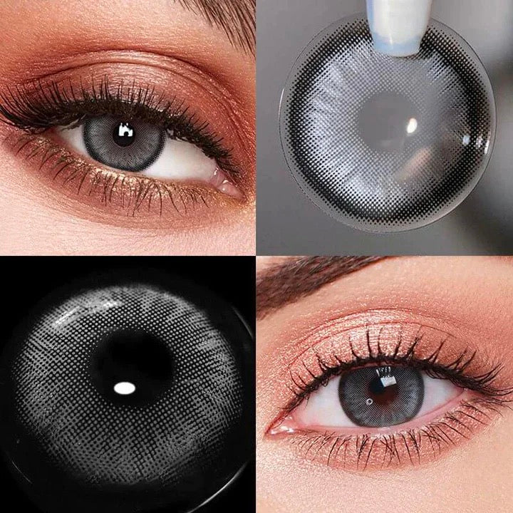 2Dadoll Dark Elf Grey Colored Contact Lenses(1 pair)