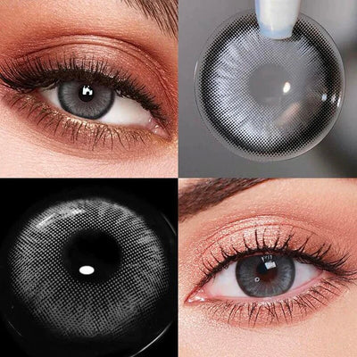 2Dadoll Dark Elf Grey Colored Contact Lenses(1 pair)