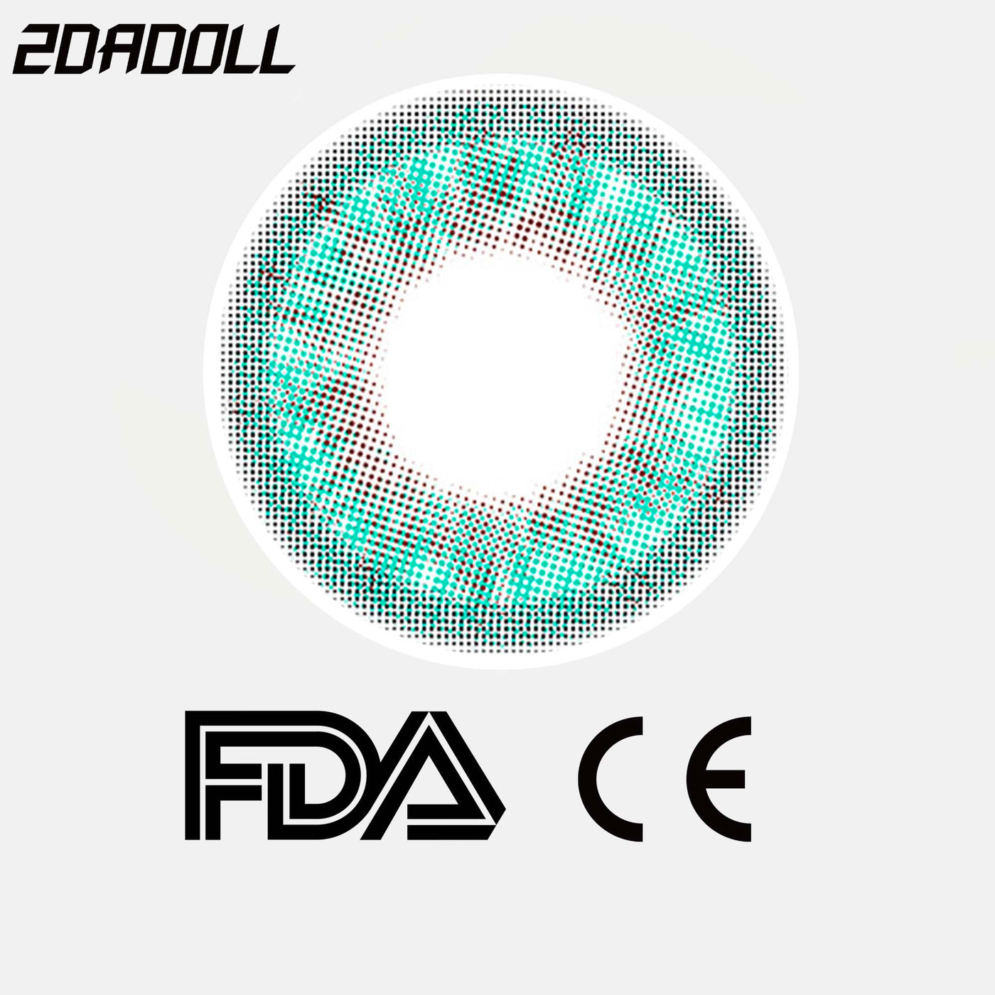 2Dadoll Winnie Blue Colored Contact Lenses(1 pair)