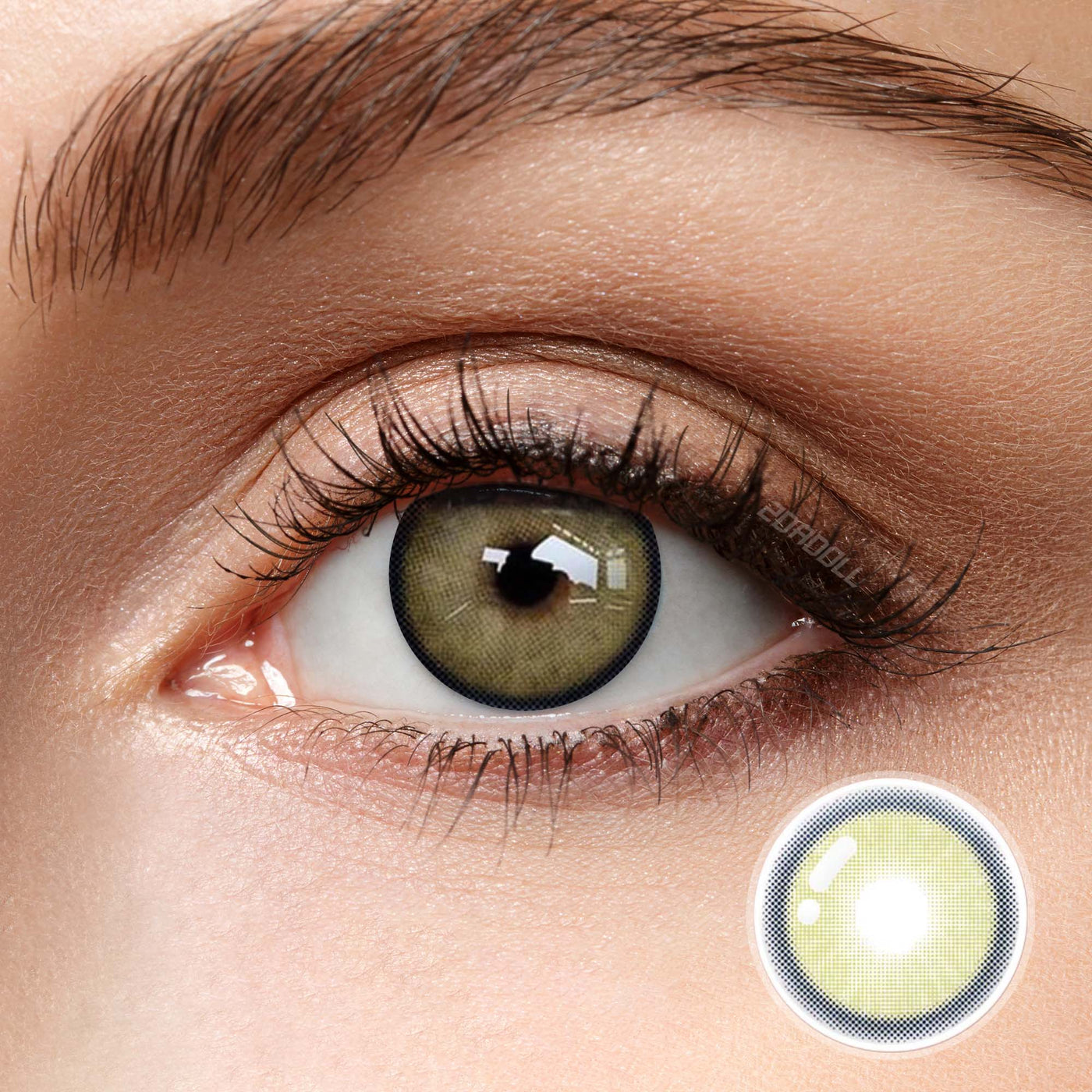 2Dadoll fanta green Contact Lenses(1 pair/6 months)