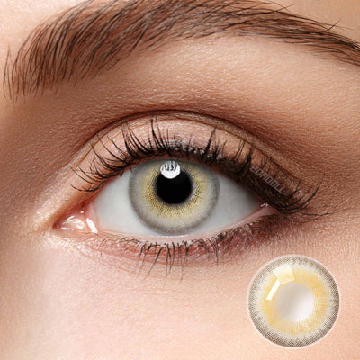 2Dadoll Drama Grey Contact Lenses(1 pair/6 months)
