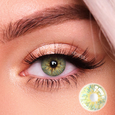 2Dadoll monet green Contact Lenses(1 pair/6 months)