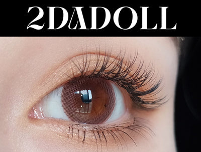 2Dadoll sweetie brown Contact Lenses(1 pair/6 months)