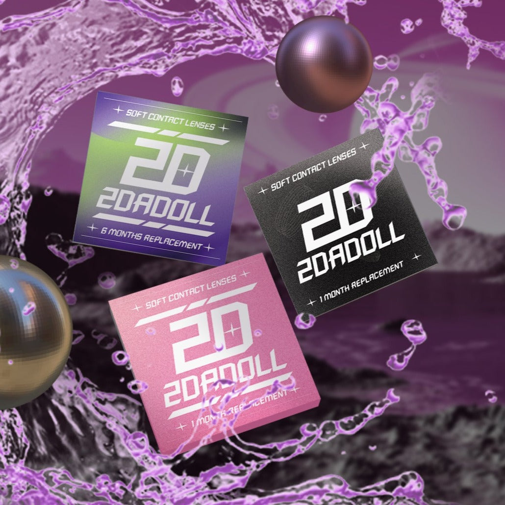 2Dadoll Winnie Blue Colored Contact Lenses(1 pair)