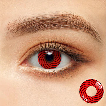 2Dadoll Maze Red Contact Lenses(1 pair/6 months)