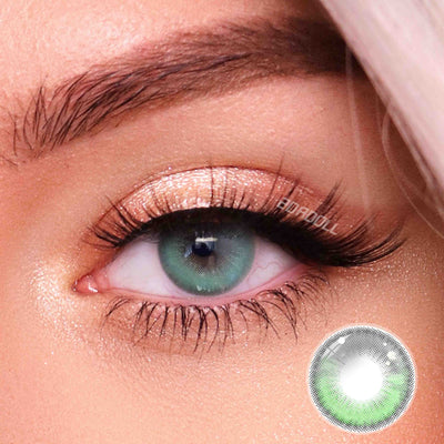 2Dadoll anime green Contact Lenses(1 pair/6 months)
