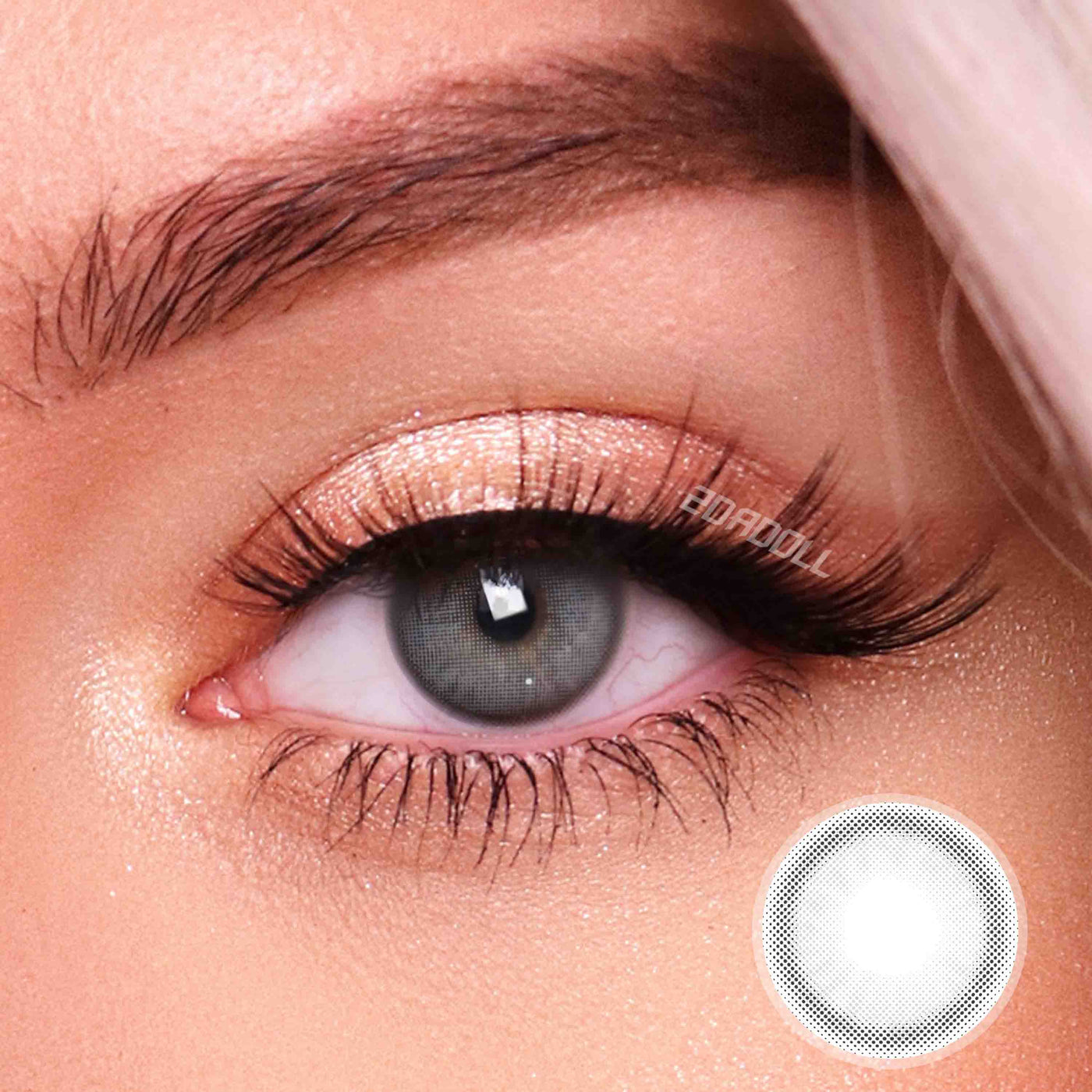2Dadoll coko grey Contact Lenses(1 pair/6 months)