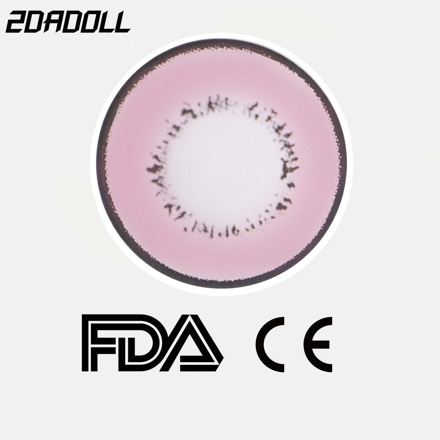 2Dadoll Cutie pink Contact Lenses(1 pair/6 months)
