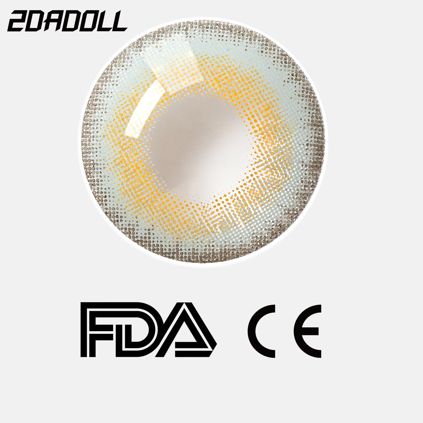 2Dadoll Drama Blue Men Colored Contact Lenses(1 pair/6 months)