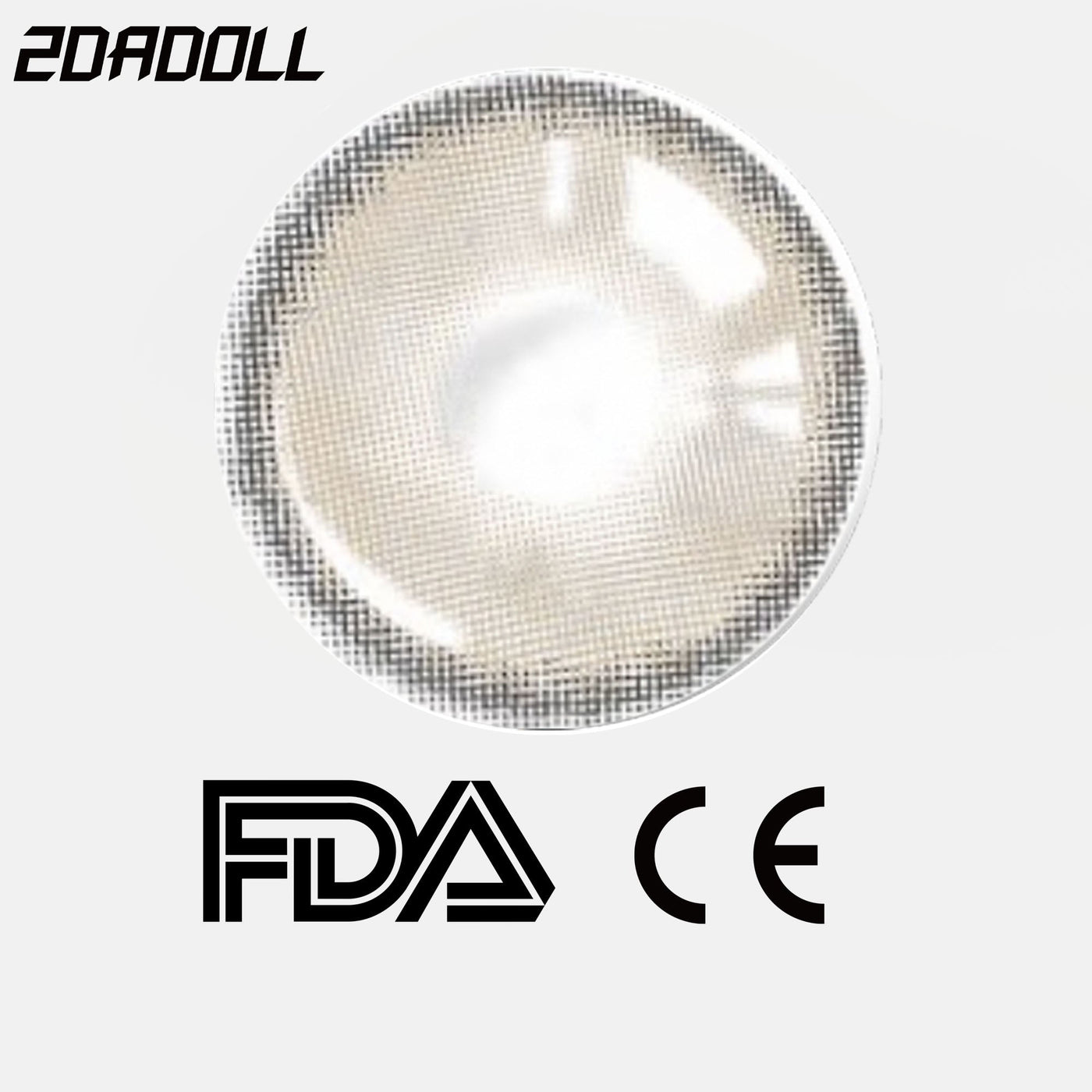 2Dadoll Carti grey Contact Lenses(1 pair/6 months)