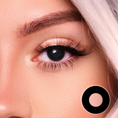 2Dadoll Infinity Black Contact Lenses(1 pair/6 months)