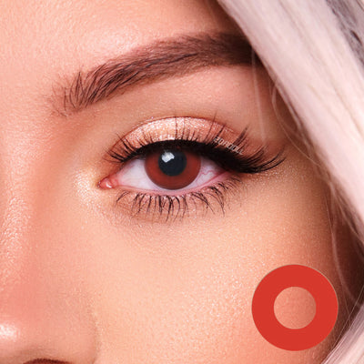 2Dadoll Infinity Red Contact Lenses(1 pair/6 months)