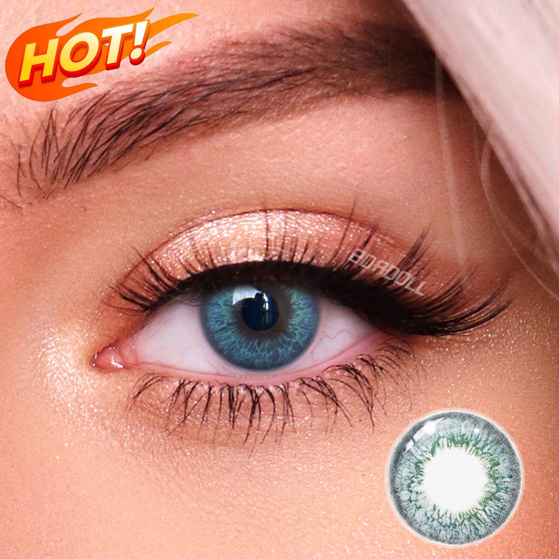 aqua contact lenses