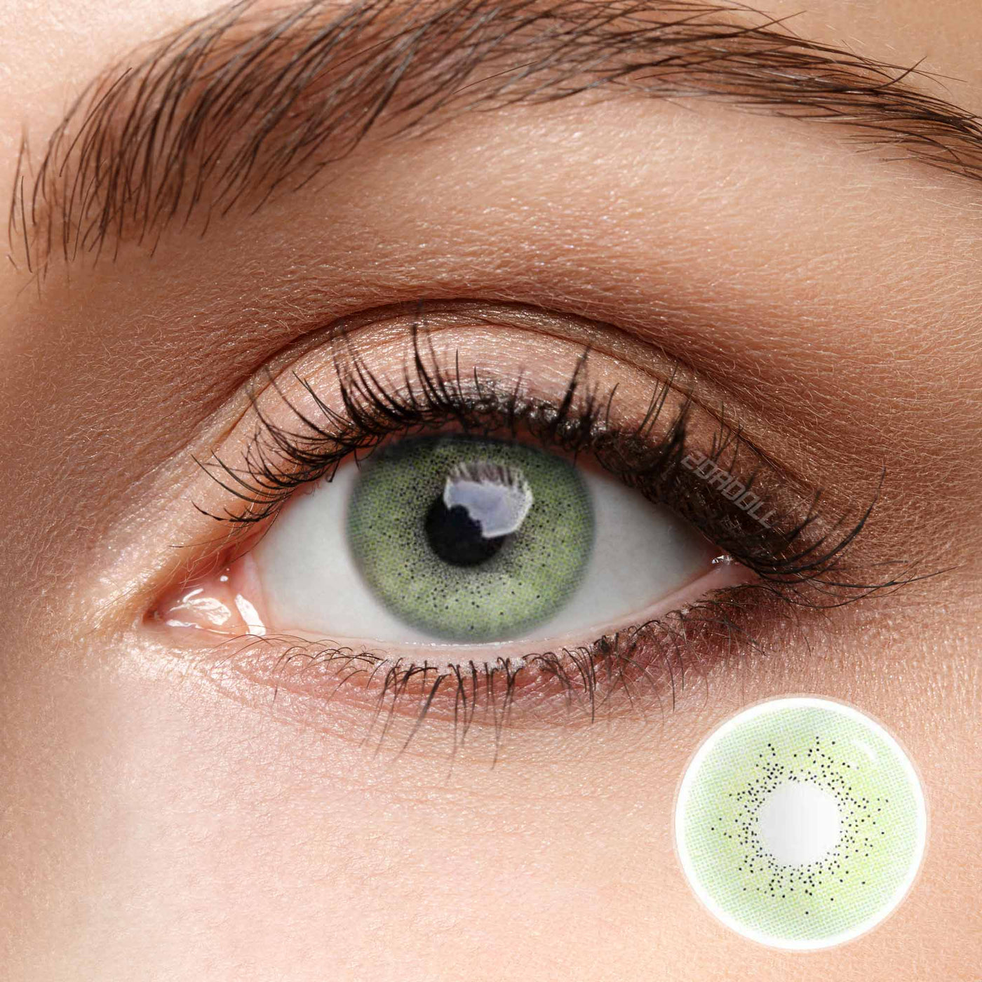 2Dadoll Ocean Green Contact Lenses(1 pair/6 months)
